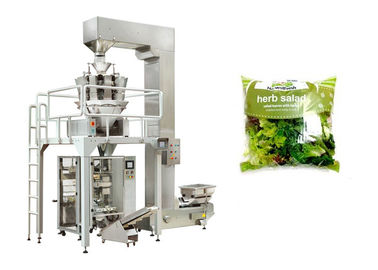 Lettuce Leaves Salad 5-60 Bags / Min Vegetable Packaging Machine